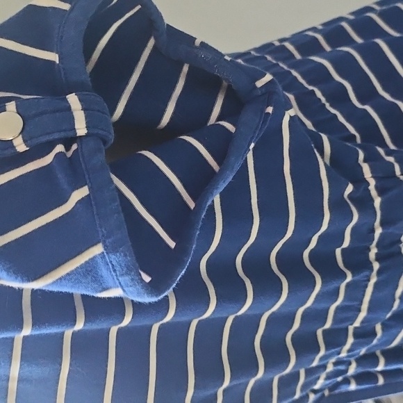 Rafaella Blue and White Striped Dress with Adjustable Waist - Picture 8 of 15